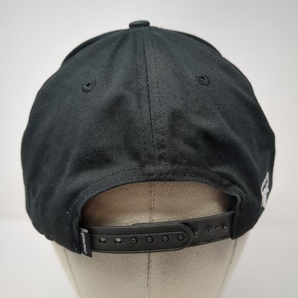 RuRoc Snapback Hat Black One Size Adjustable Embroidered Logo Outdoor - Picture 6 of 9